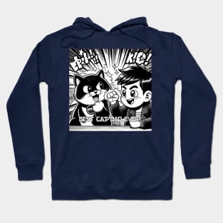 Best Cat Dad Ever Fist Bump Hoodie